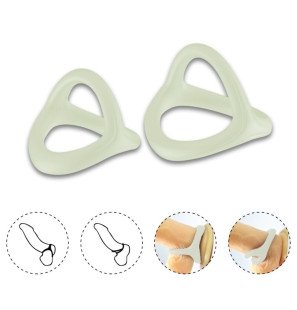ARMONY Tresor double silicone cock ring, glowing, 47 mm – image 3