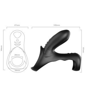 ARMONY Ranger vibrating penis ring for couples 47 mm black – image 4