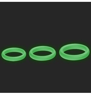Armony Glow-in-the-Dark Silicone Penis Ring with Triple Design – image 2