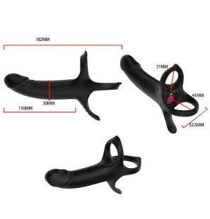 ARMONY vibrating dildo with ring and remote control 107 mm – image 3