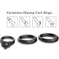 Silikon-Penisringe mit Totenkopfmotiv 52 mm – Bild 3