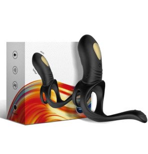 Vibrierender Penisring mit Analplug 107 mm von Armony – Bild 3