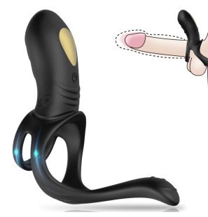ARMONY Joy Jumper, anneau pénien vibrant avec plug anal et télécommande – photo 2