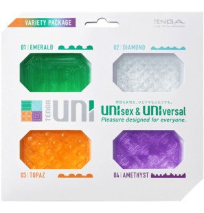 TENGA Uni Variety nakładki masturbacyjne na palec, zestaw 4 szt. – zdjęcie 1
