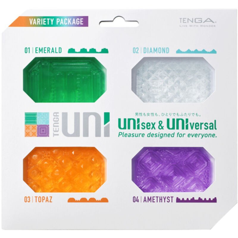 TENGA Uni Variety Masturbator-Fingerlinge, 4er-Pack – Bild 1