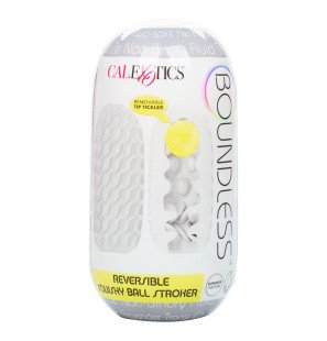 Calexotics Boundless Soft Reversible Masturbator, Yellow – 11,5 cm – image 3