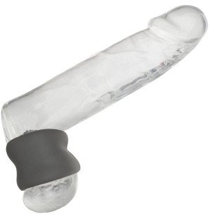 CALEXOTICS Alpha, podwójny pierścień wydłużający mosznę, czarny – zdjęcie 1