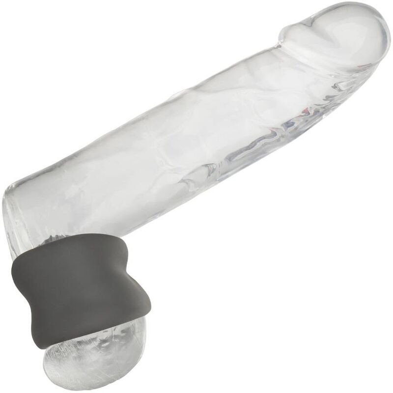 CALEXOTICS Alpha, podwójny pierścień wydłużający mosznę, czarny – zdjęcie 1