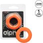 CALEXOTICS Alpha grand anneau pénien orange allongé – photo 2 CALEXOTICS Alpha grand anneau pénien orange allongé – photo 2