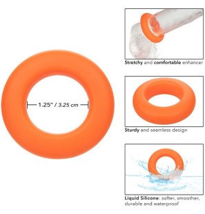 CALEXOTICS Alpha grand anneau pénien orange allongé – photo 9