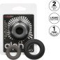 Calexotics Alpha lot de 2 anneaux péniens gris allongés – photo 2