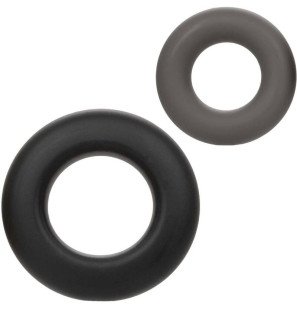 Calexotics Alpha lot de 2 anneaux péniens gris allongés – photo 6