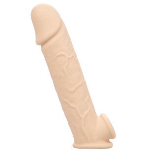 Realistische Penisverlängerung für Erwachsene von CalExotics, heller Hautton, 5 cm – Bild 6