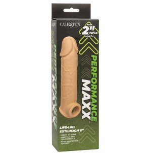 Realistische Penisverlängerung für Erwachsene von CalExotics, heller Hautton, 5 cm – Bild 12