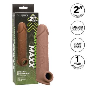 CALEXOTICS Performance Maxx Realistic Penis Extension for Dark Skin – image 2