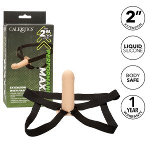 CALEXOTICS penis extender with harness in light skin, 5 cm – image 2