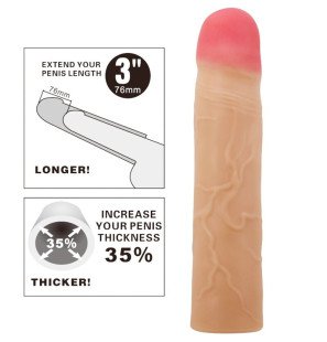 Pretty Love Kylian natuurlijke verlenging penis sleeve voor volwassenen – foto 5