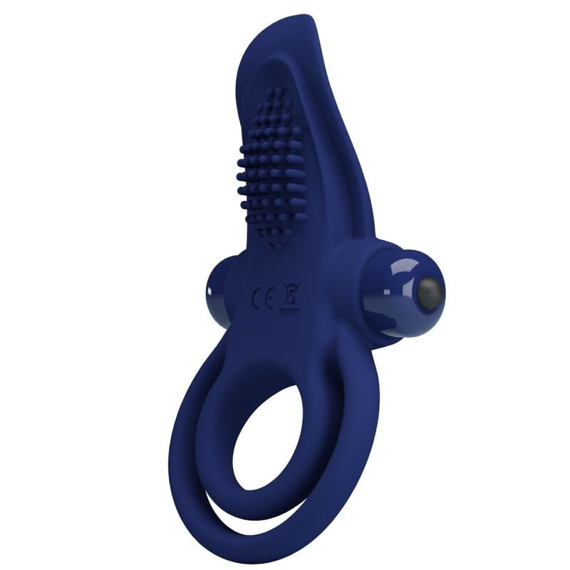 Pretty Love Bronson Double Penis Ring with Blue Vibration – image 1