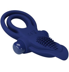 Pretty Love Bronson Double Penis Ring with Blue Vibration – image 4