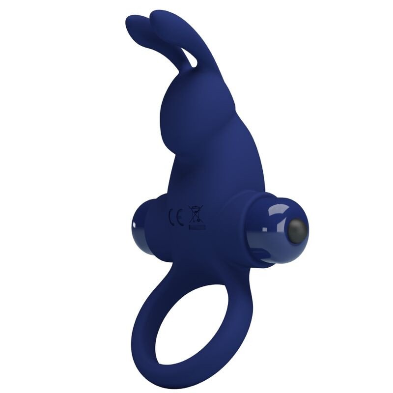 Pretty Love Jiro vibrating rabbit ring with blue vibration – image 1