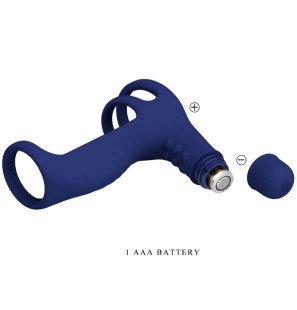 Pretty Love Elish vibrating penis ring with blue extension – image 6