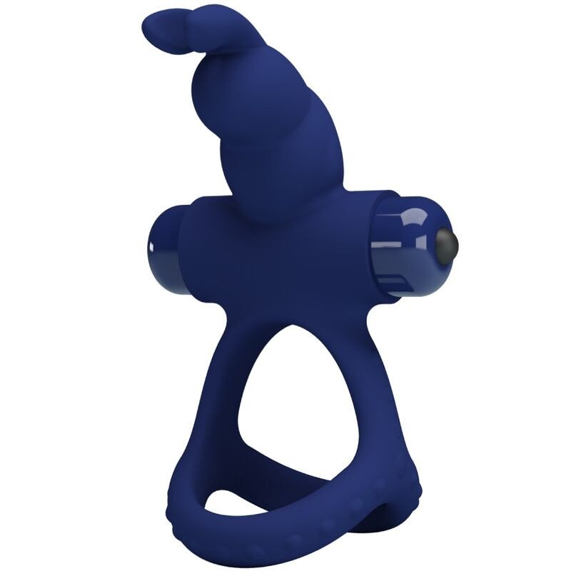 Blauer vibrierender Doppel-Penisring in Hasenform – Bild 1 Blauer vibrierender Doppel-Penisring in Hasenform – Bild 1