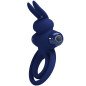 Darey Double Vibrating Penis Ring with Rabbit Design, Blue – image 2