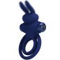 Darey Double Vibrating Penis Ring with Rabbit Design, Blue – image 5