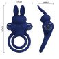 Darey Double Vibrating Penis Ring with Rabbit Design, Blue – image 6