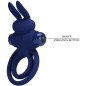 Darey Double Vibrating Penis Ring with Rabbit Design, Blue – image 7