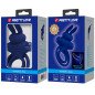 Darey Double Vibrating Penis Ring with Rabbit Design, Blue – image 9