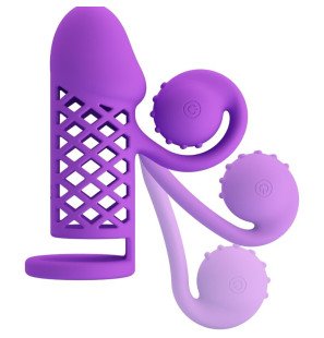 Romance Purple Extended Penis Sleeve for Adults – image 5