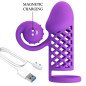 Romance Purple Extended Penis Sleeve for Adults – image 8