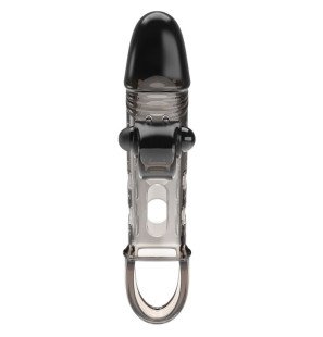 ROMANCE Black Extended Penis Sleeve for Intimate Comfort – image 2