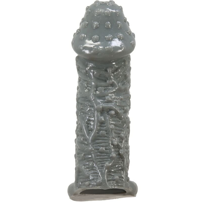 Realistic Penis Extender with Delay Sleeve Model 2, Grey – image 1 Realistic Penis Extender with Delay Sleeve Model 2, Grey – image 1