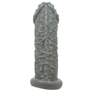 Realistic Penis Extender with Delay Sleeve Model 2, Grey – image 3