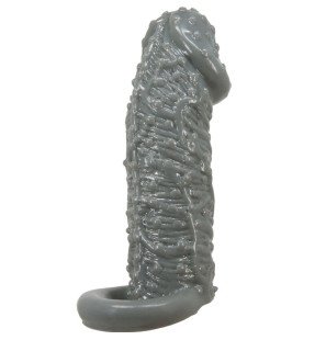 Realistic Penis Extender with Delay Sleeve Model 2, Grey – image 4
