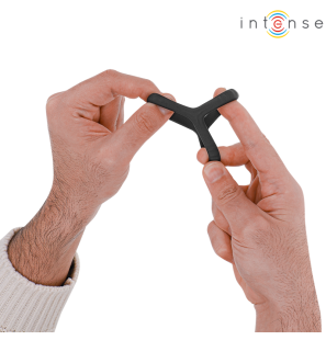 Black Silicone Double Penis Ring Intense Carson Model 4 – image 3