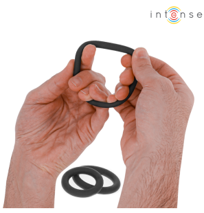 Intense Hugh Set mit 3 schwarzen Silikon-Penisringen – Bild 4