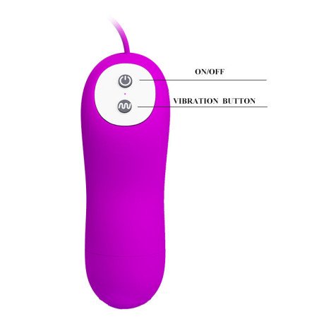 Pretty Love Eunice double vibrating egg with remote control – image 2