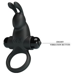 Pretty Love vibrating penis ring with rabbit stimulator and 10 vibrations – image 4