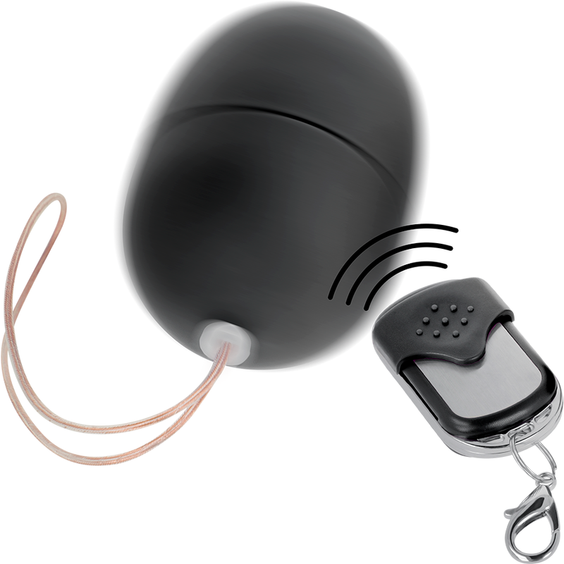 Remote-Controlled Vibrating Egg with 10 Settings - Black – image 1 Remote-Controlled Vibrating Egg with 10 Settings - Black – image 1