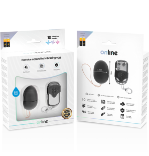 Remote-Controlled Vibrating Egg with 10 Settings - Black – image 5