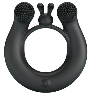 Pretty Love Dahlia vibrating penis ring with clitoral stimulator and 12 vibrations – image 1