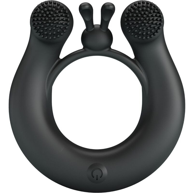 Pretty Love Dahlia vibrating penis ring with clitoral stimulator and 12 vibrations – image 1