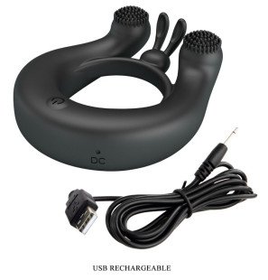 Pretty Love Dahlia vibrating penis ring with clitoral stimulator and 12 vibrations – image 8