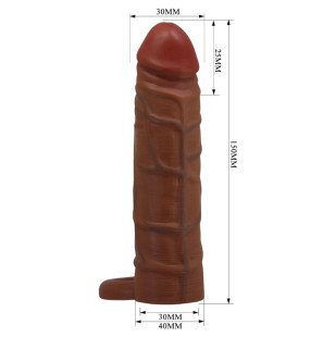 Nakładka na penisa z przedłużeniem o 2,5 cm Pretty Love Kaile – zdjęcie 5