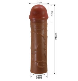 Pretty Love Nile Mulato Penis-Sleeve mit 2,5 cm Verlängerung – Bild 5