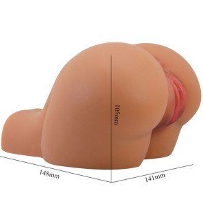 Vibromasseur Crazy Bull Kylie avec vagin et anus réalistes et télécommande – photo 7