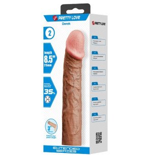 Gaine pénienne Pretty Love Derek avec extension de 7,6 cm – photo 5
